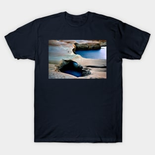 The natural bridge of Sarakiniko - Milos island T-Shirt